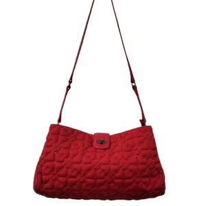 Folli Follie Y2K Crazy Puff Red Heart Bag